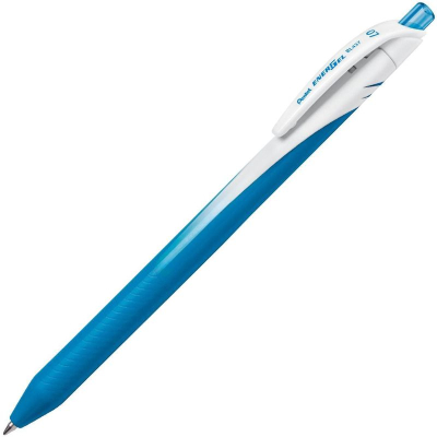 Ручка гелевая автоматическая Pentel 0.7мм EnerGel одноразовая синяя