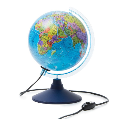 Глобус Земли настольный Globen  21см политическая карта Классик Евро с подсветкой 2022г