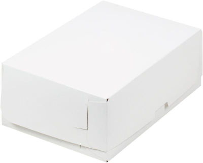 Коробка для кондитерских изделий 19х13х7.5см белая